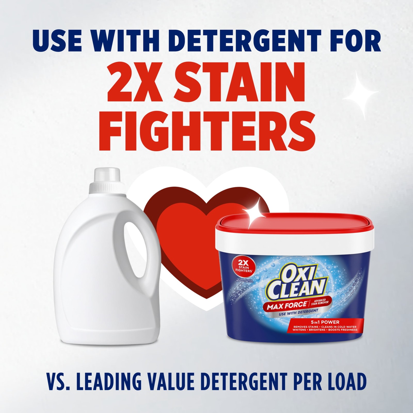 Advanced Stain Remover Powder, Gentle Color-Safe In-Wash Stain Treater, 3 lbs