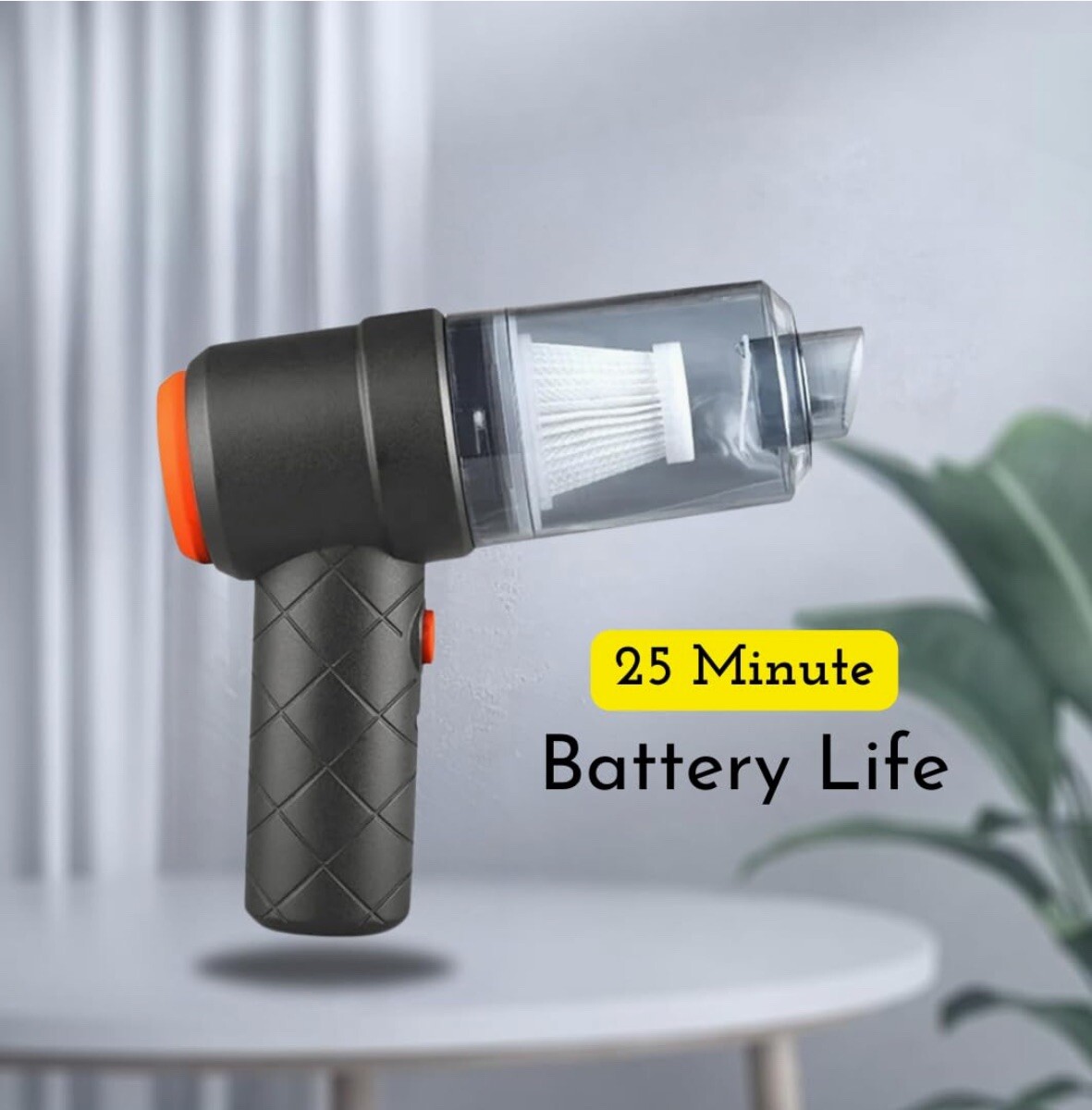 Handheld Vacuum Cordless Keyboard Cleaner Air Duster with Nozzles