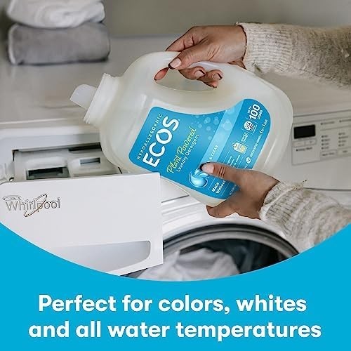 ECOS Laundry Detergent Liquid Lavender 100 fl oz 2 Pack 200 Loads Plant Based