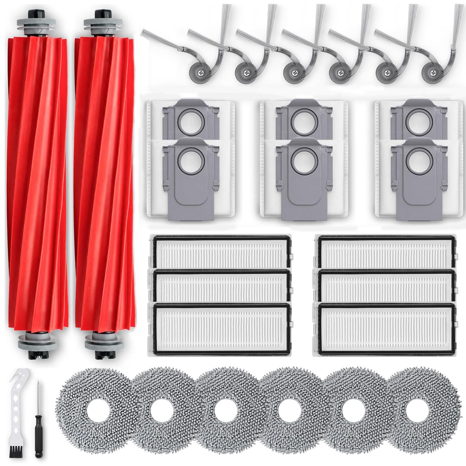 QV35A Replacement Parts for Roborock QV 35A / QV 35S Robot Vacuum Cleaner,Acc…