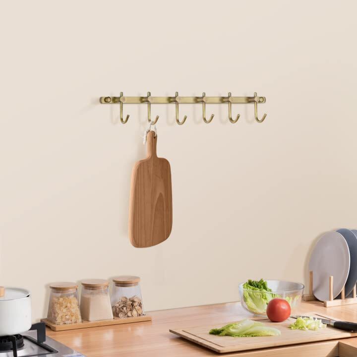 Brass Hook Rack Bathroom Towels Hooks Coat Rack Antique Bath Wall Hook Vintage M
