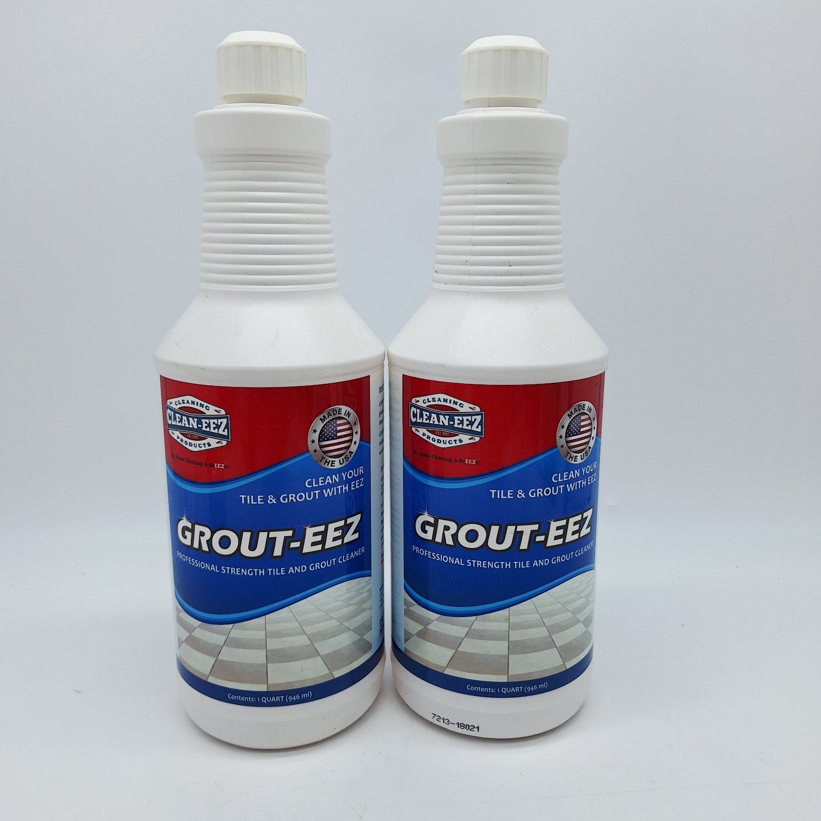 Clean-EEZ 2 Grout-EEZ Heavy Duty Grout Cleaner Tile & Floor Stain Remover 1QT