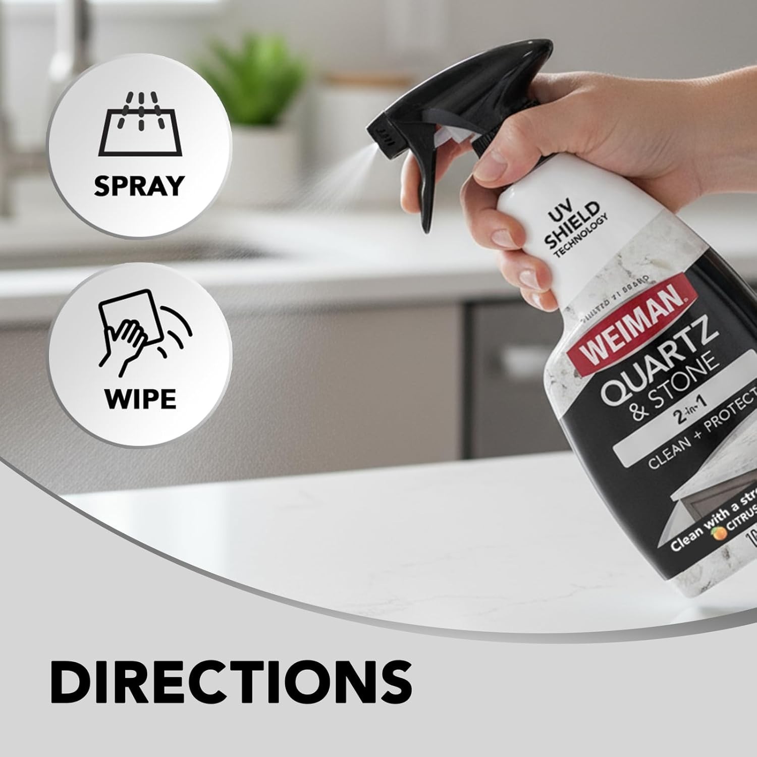 Natural pH Neutral Quartz Cleaner 2-Pack – Effortless Shine & Streak-Free Finish
