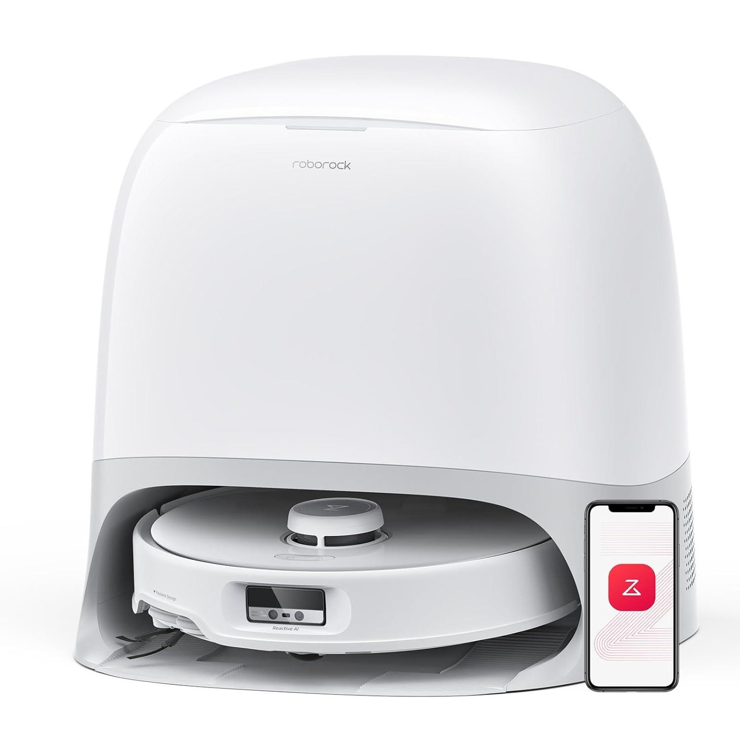 Roborock Qrevo Curv Robot Vacuum & Mop Multi-Surface Tangle-Free 2.5L Very Good