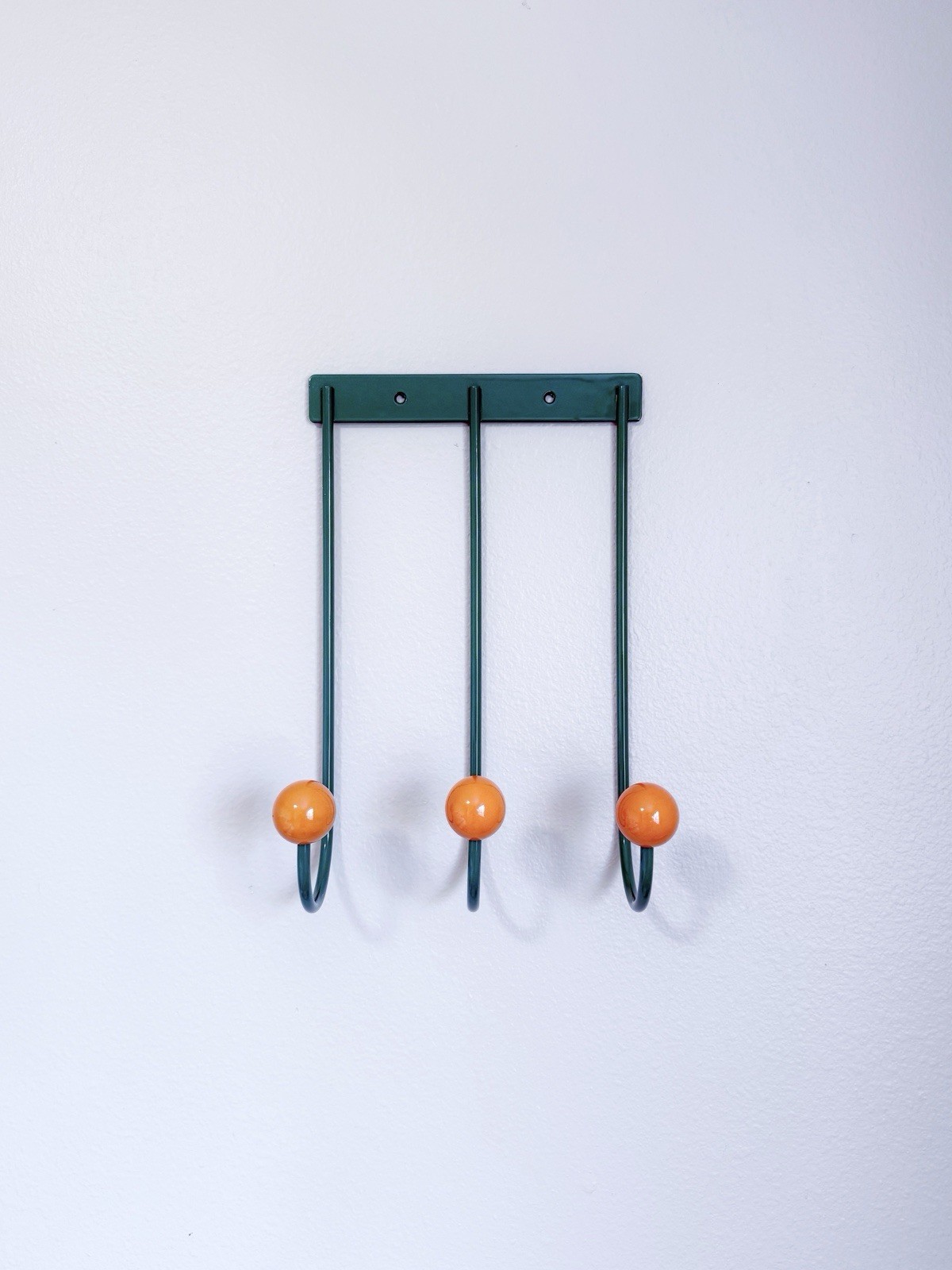 Mid Century Modern Metal Coat Rack Wall Hooks Entryway Organizer Minimalist