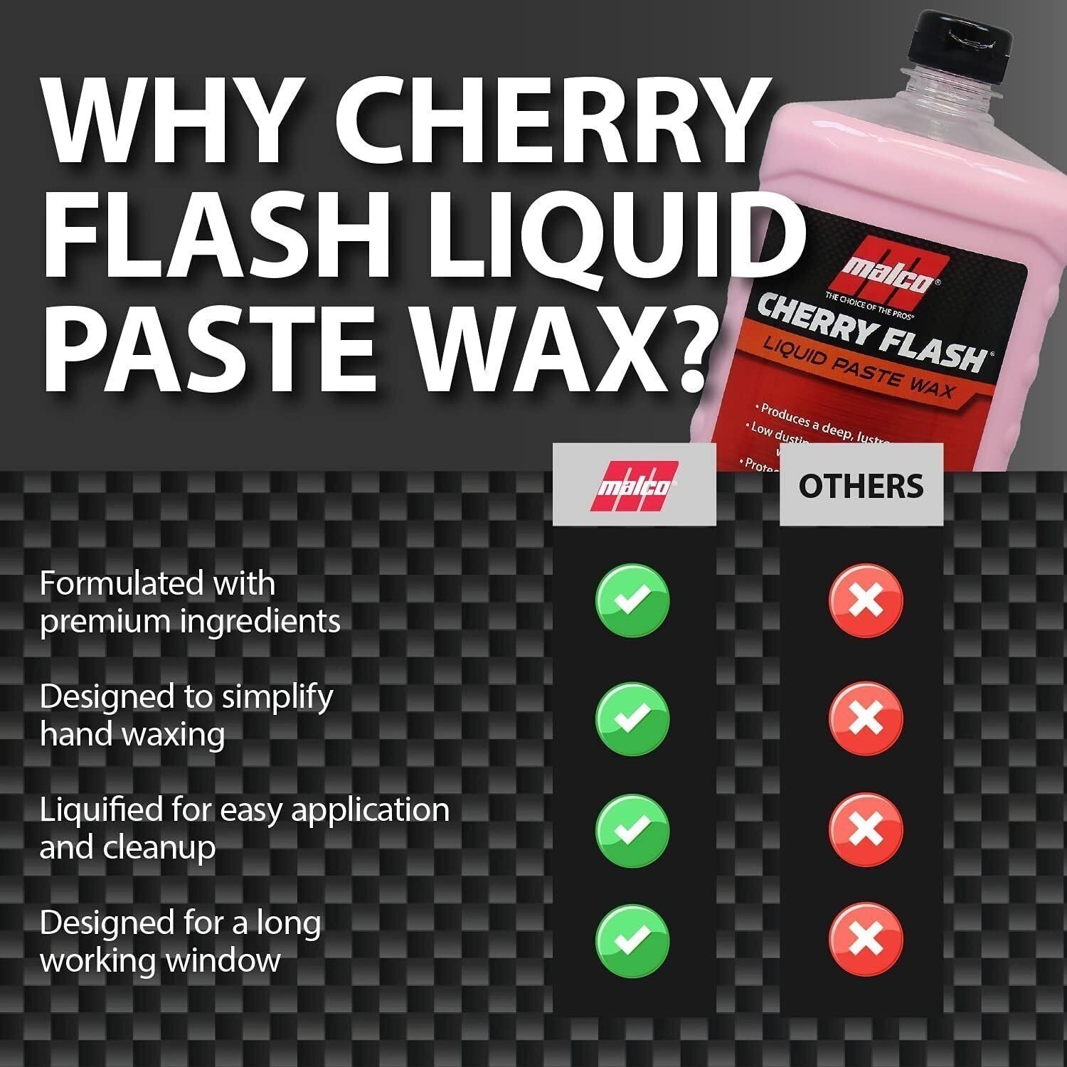 Flash Liquid Paste Wax Lasting Gloss Protection Vehicles High Quality 1 Gal.
