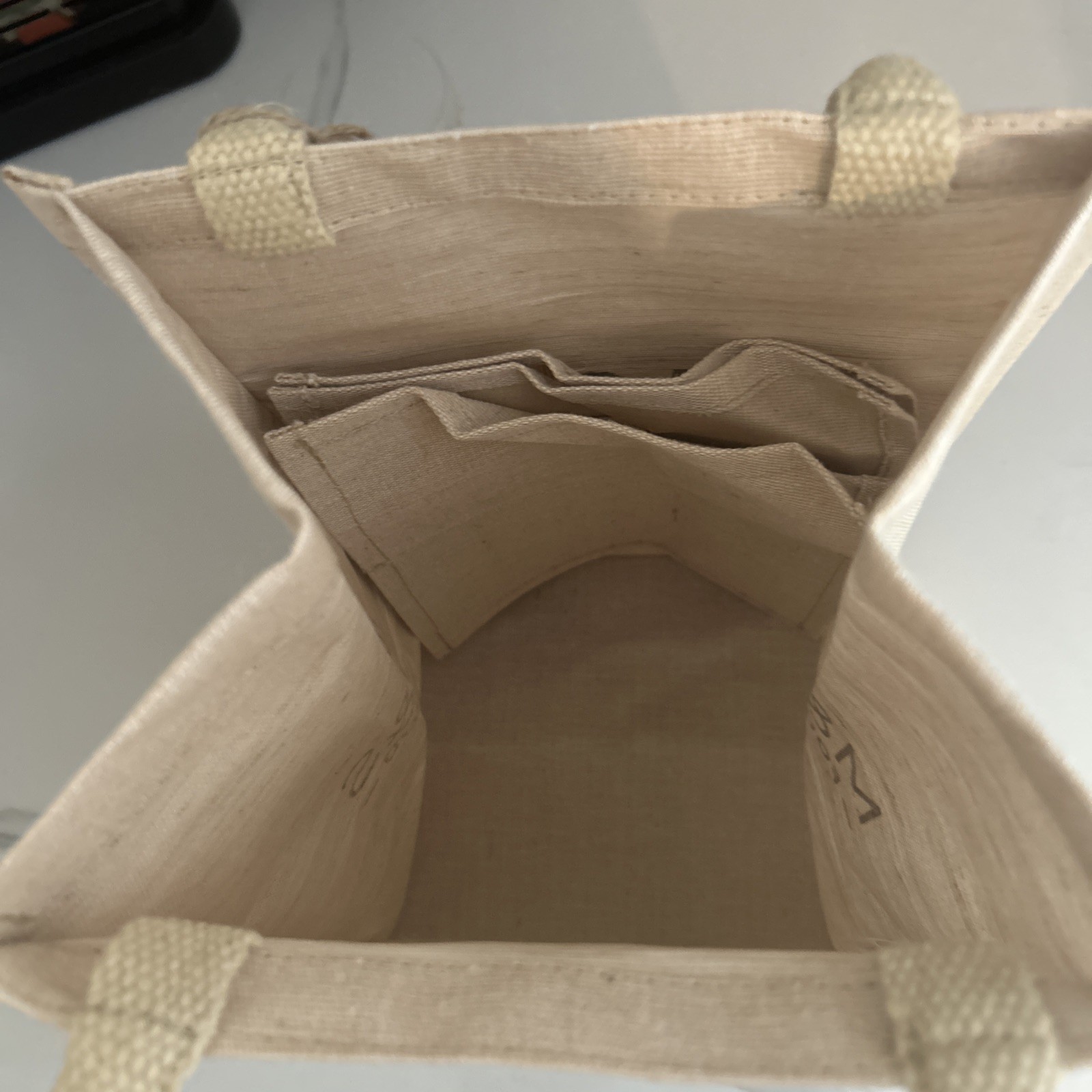 🇬🇧Marks Spencer Reusable Canvas Beverage Tote Brand New🇬🇧