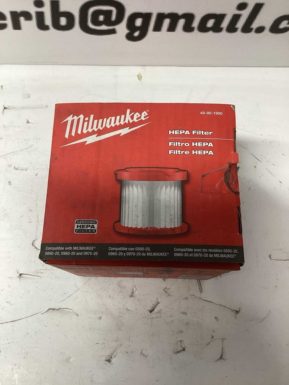 Milwaukee 49-90-1900 Replacement HEPA Filter I-621