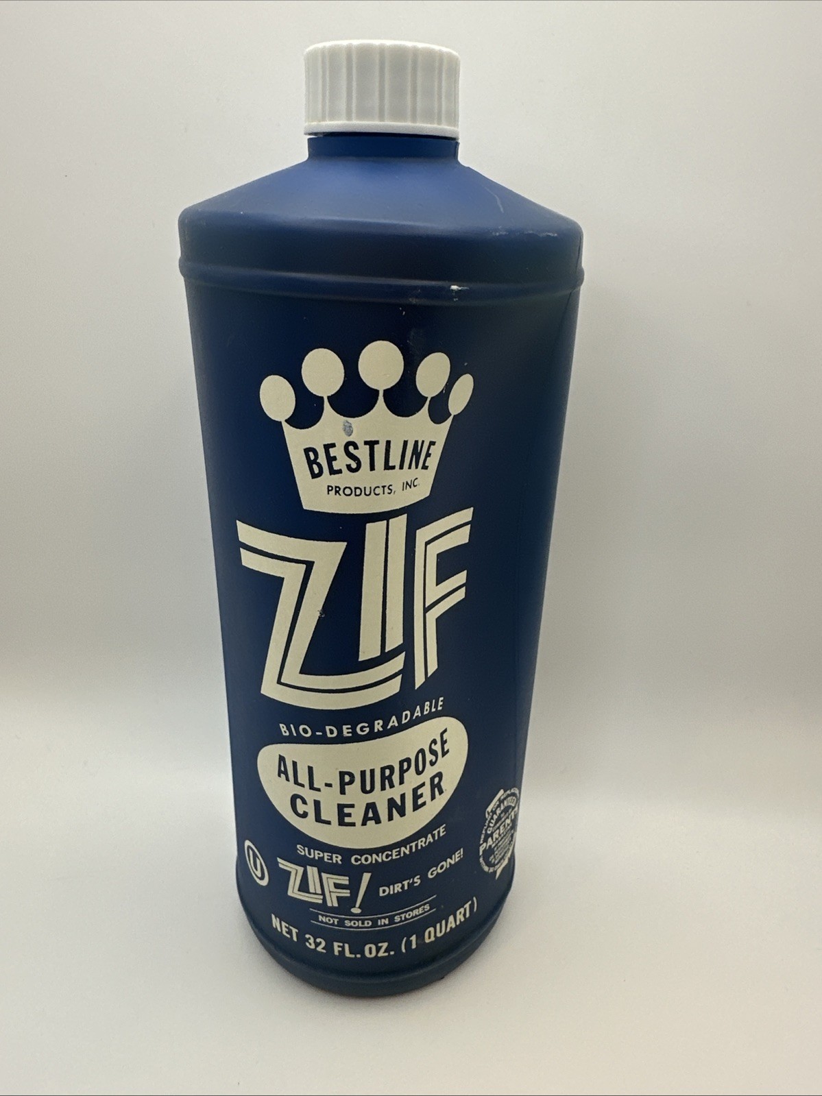 ZIF Bio-Degradable All Purpose Cleaner 32oz Concentrate BESTLINE Discontinued