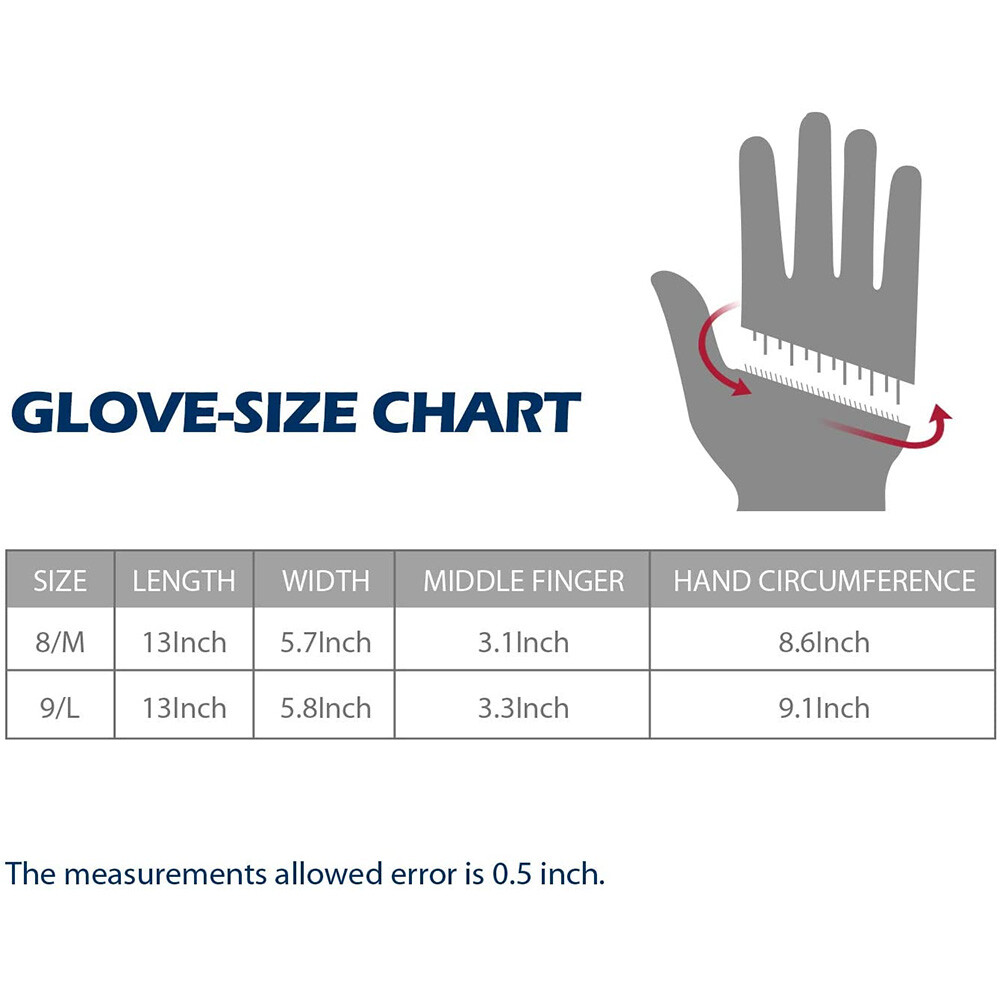 1/2/3/6/9 Pairs Waterproof Reusable Heavy Duty Kitchen Rubber Cleaning Gloves