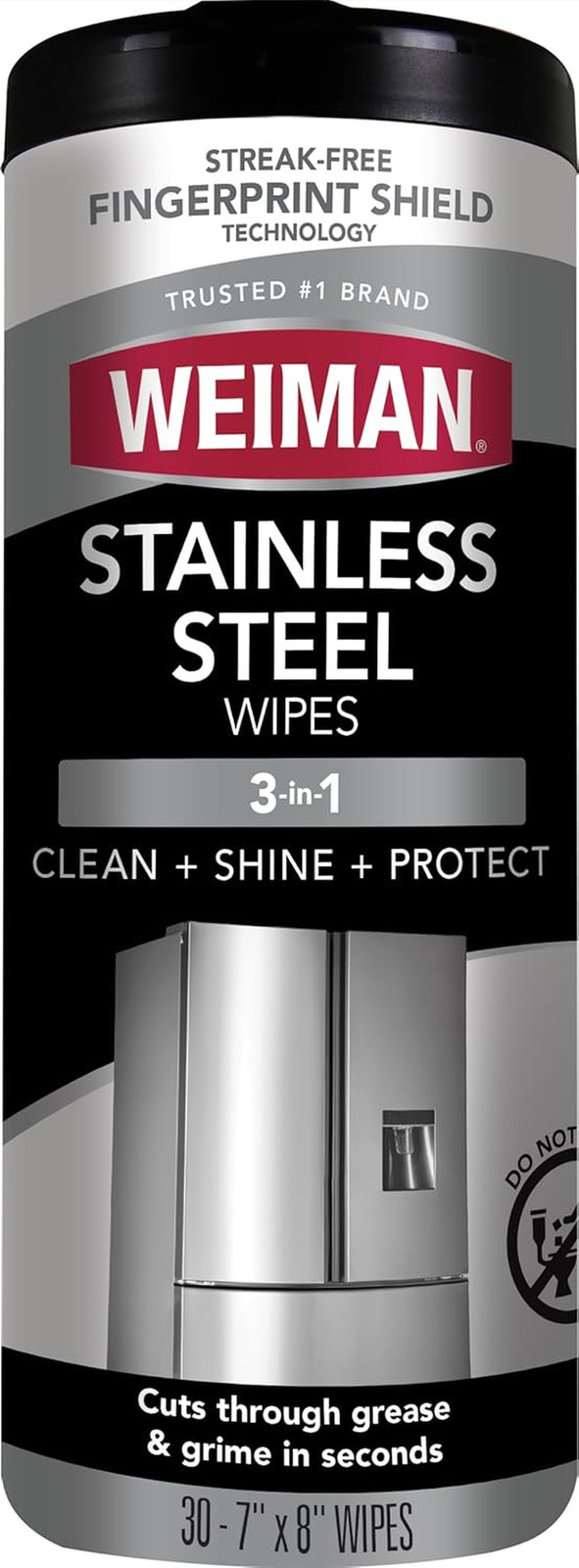 Weiman Stainless Steel Cleaner & Polish – Cleans, Shines & Protects Appliances
