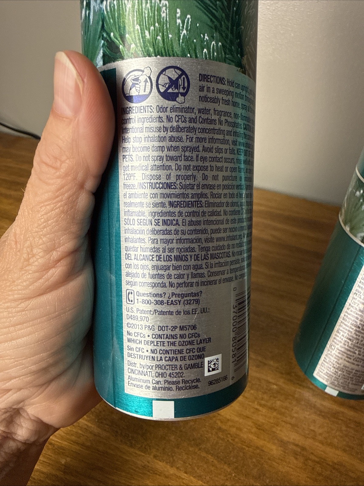 Limited Edition Febreze Rare Glistening Pine 9.7 oz each – 2 Bottles Total