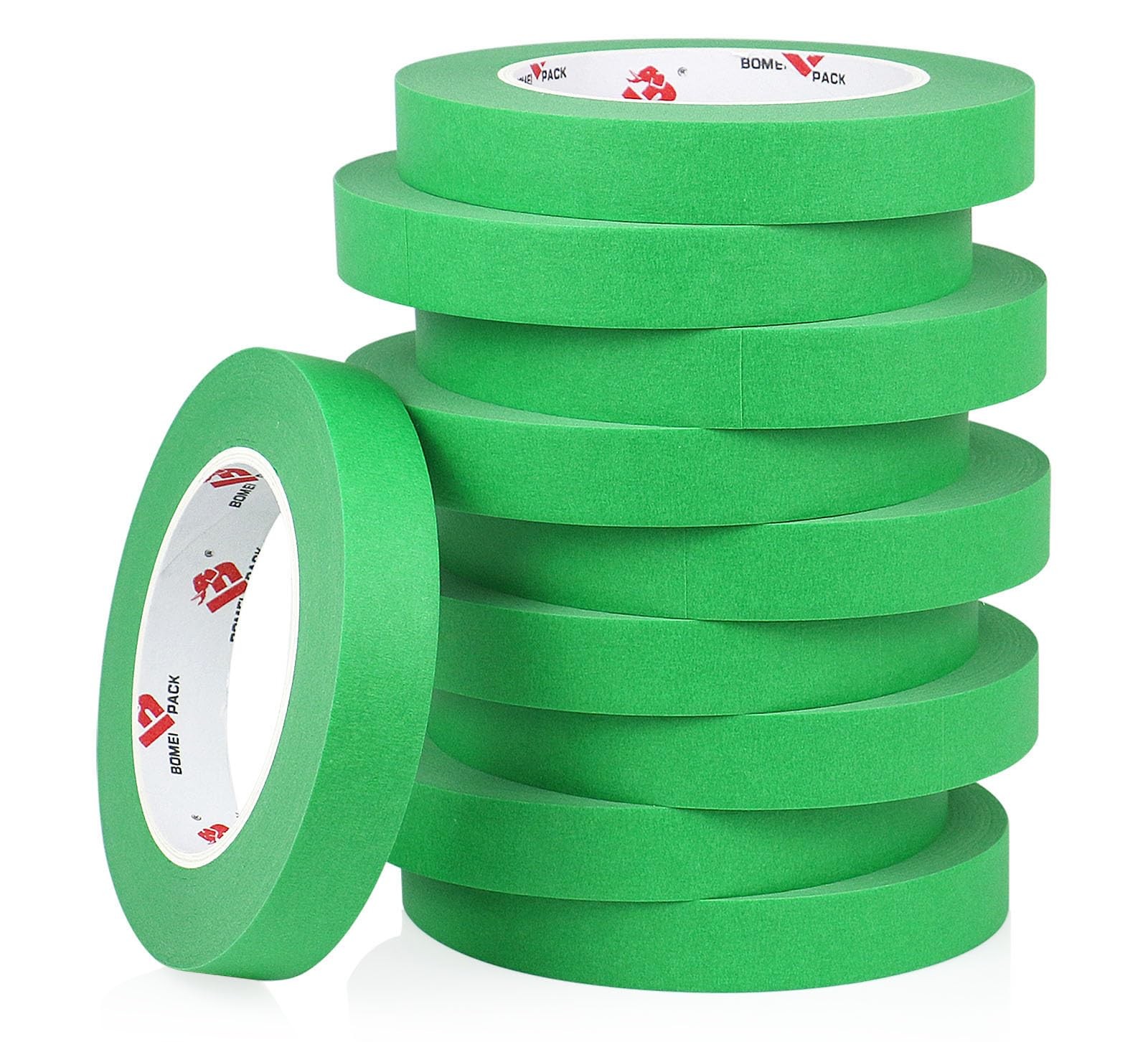 Painters Tape 0.75 Inch – Green Paint Tape 10 Rolls x 0.75 Inch x 55 Yards – …
