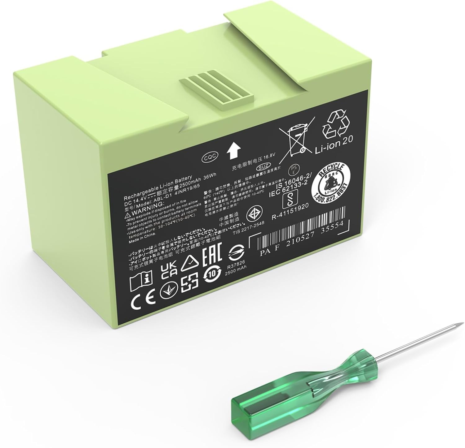 for iRobot Roomba e & i Series ABL-D1 Battery Replacement, Compatible