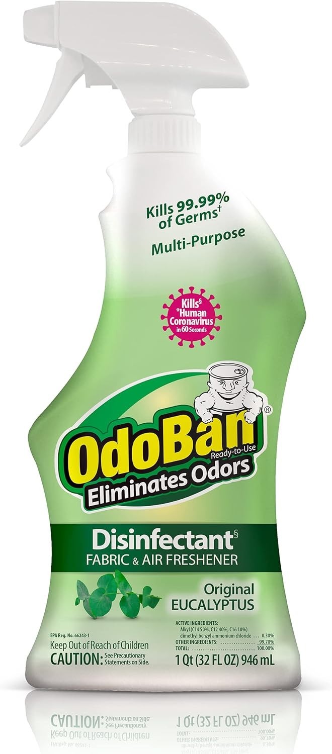 OdoBan Ready-to-Use and Odor Eliminator, 32 Ounce Spray Bottle,