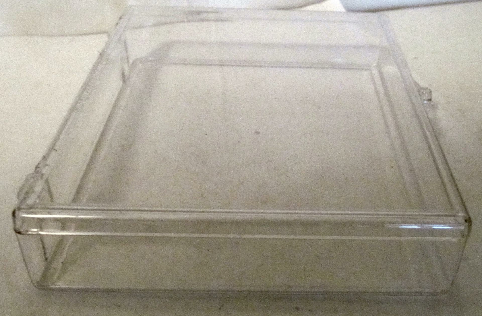 5 Clear Clamshell Acrylic Hard Plastic Parts Boxes ~ 4.5″ x 3.5″ x 0.75″ USA