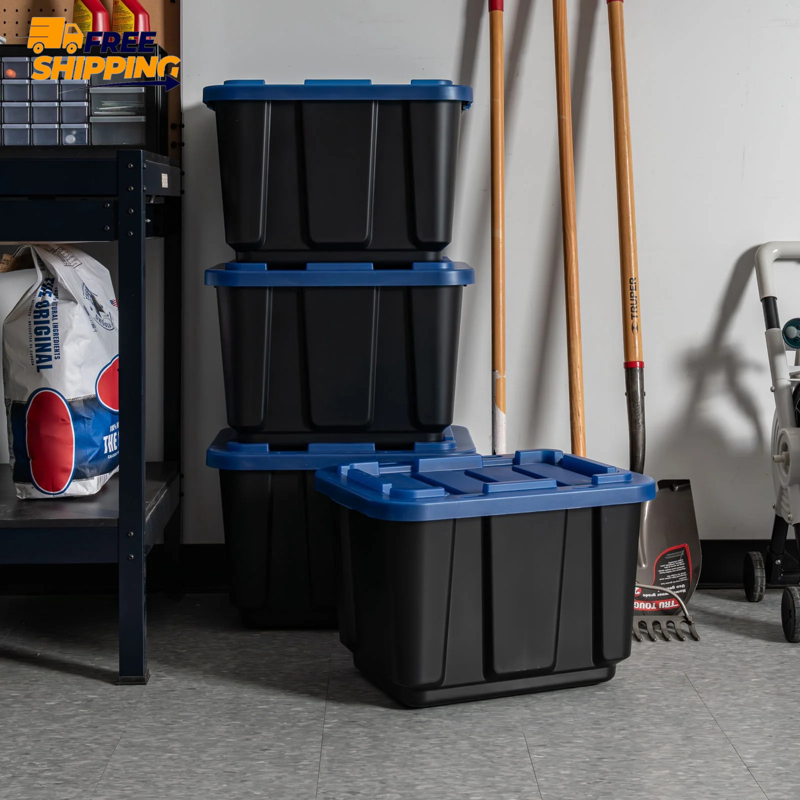 IRIS 12 Gal. Plastic Storage Bins with Lids, Latching Totes, Heavy Duty ✌️👍