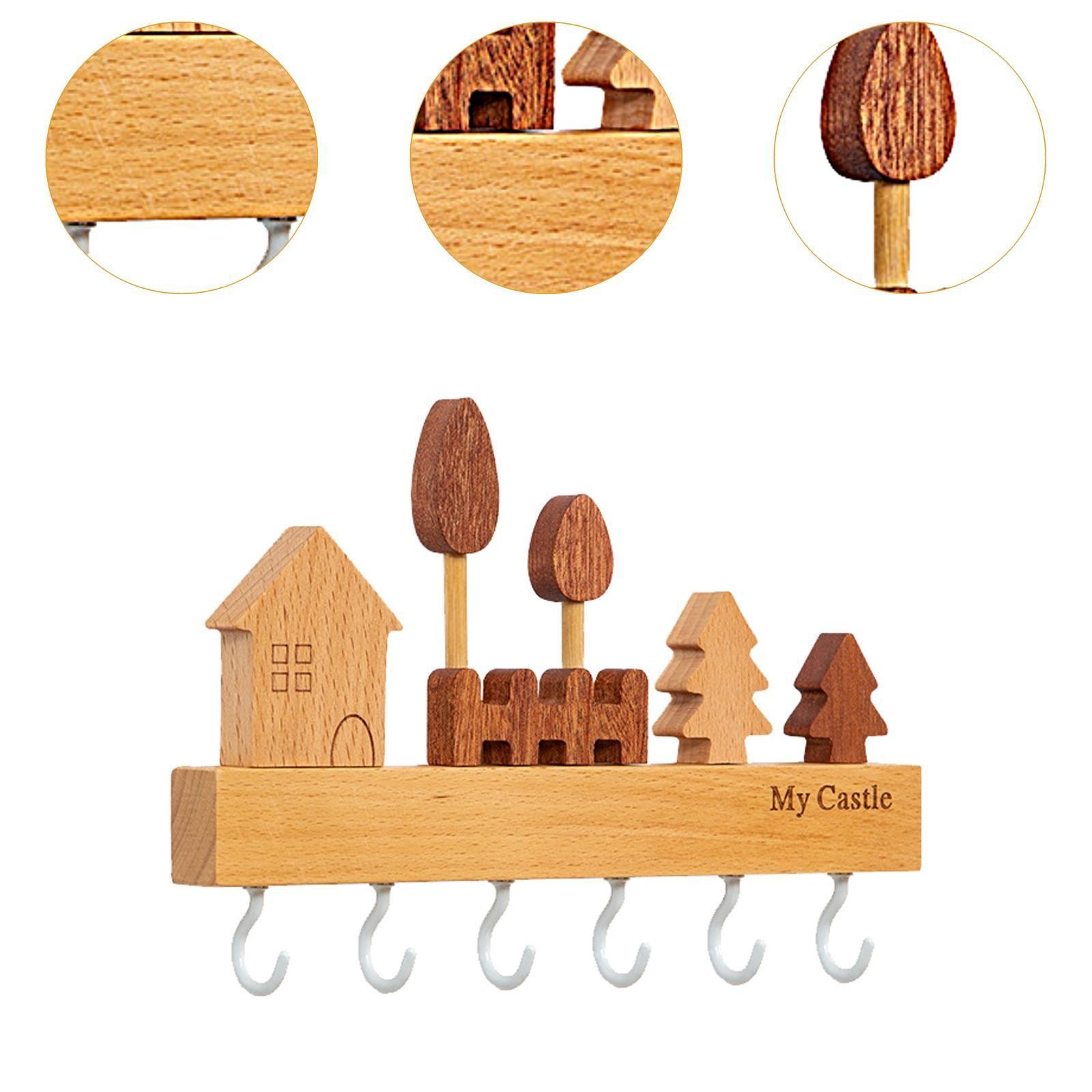 Key Holder Wall Mount Decor Nordic Design Housewarming Gift Decorative Key Rack