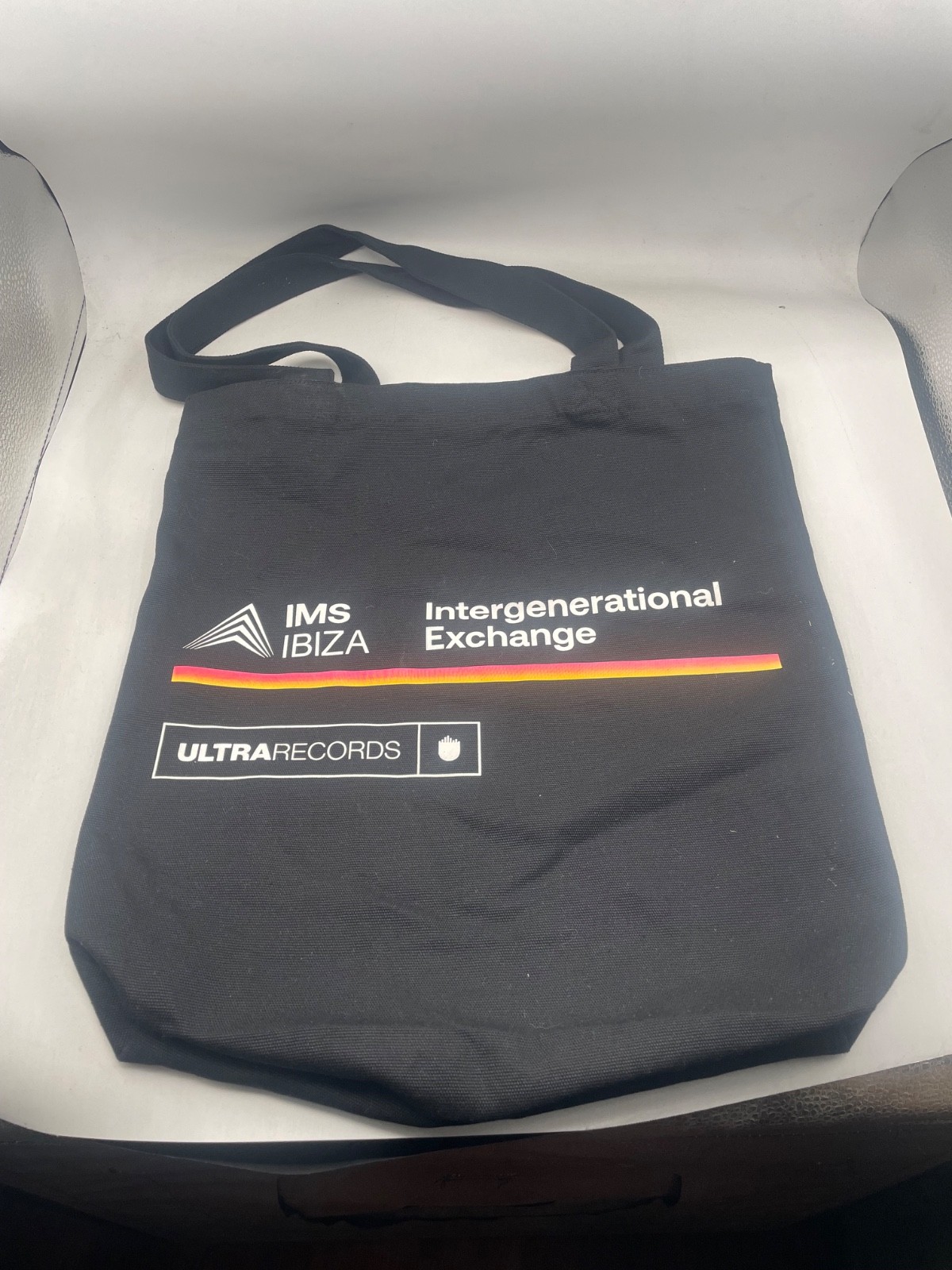 Plain Supply Tote Bag IMS Ibiza x Ultra Records Black One Size Cotton