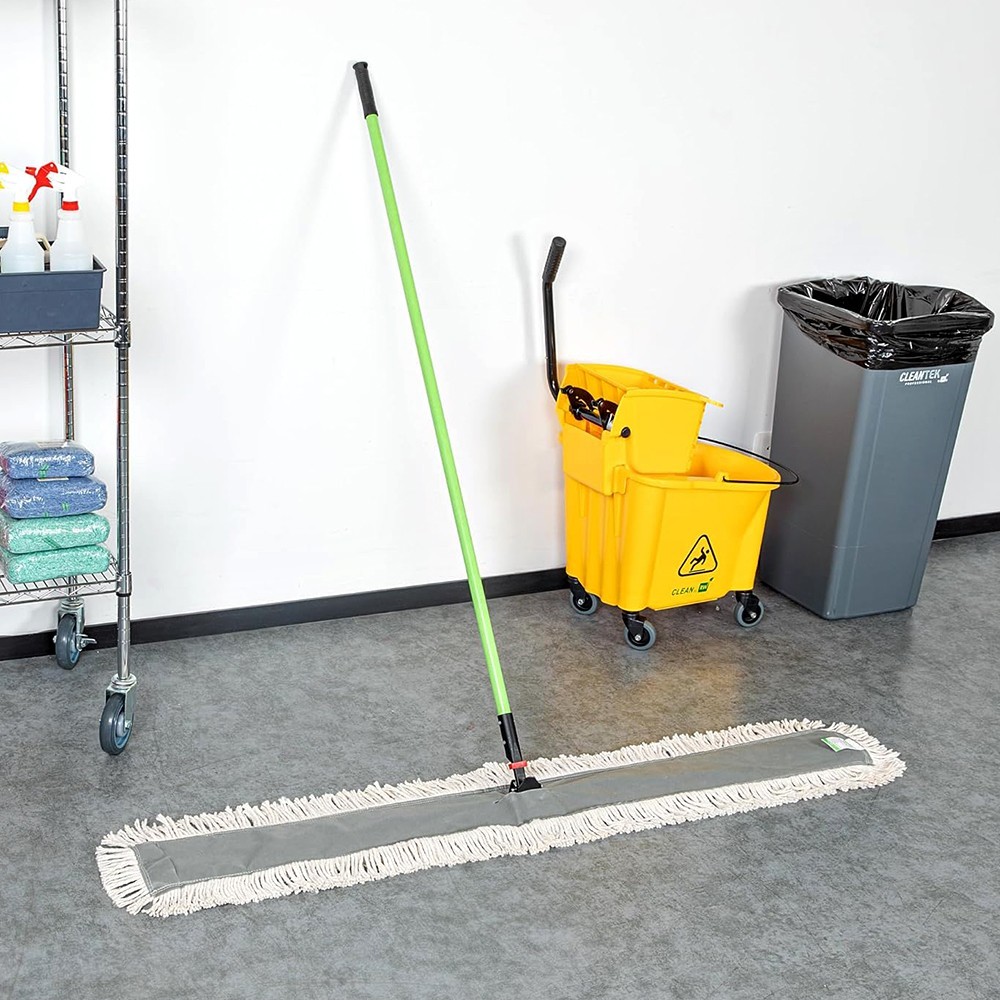 60″ COMMERCIAL DUST MOP HEAVY DUTY DRY FLOOR DUSTER FOR LARGE AREA RESTAURANT