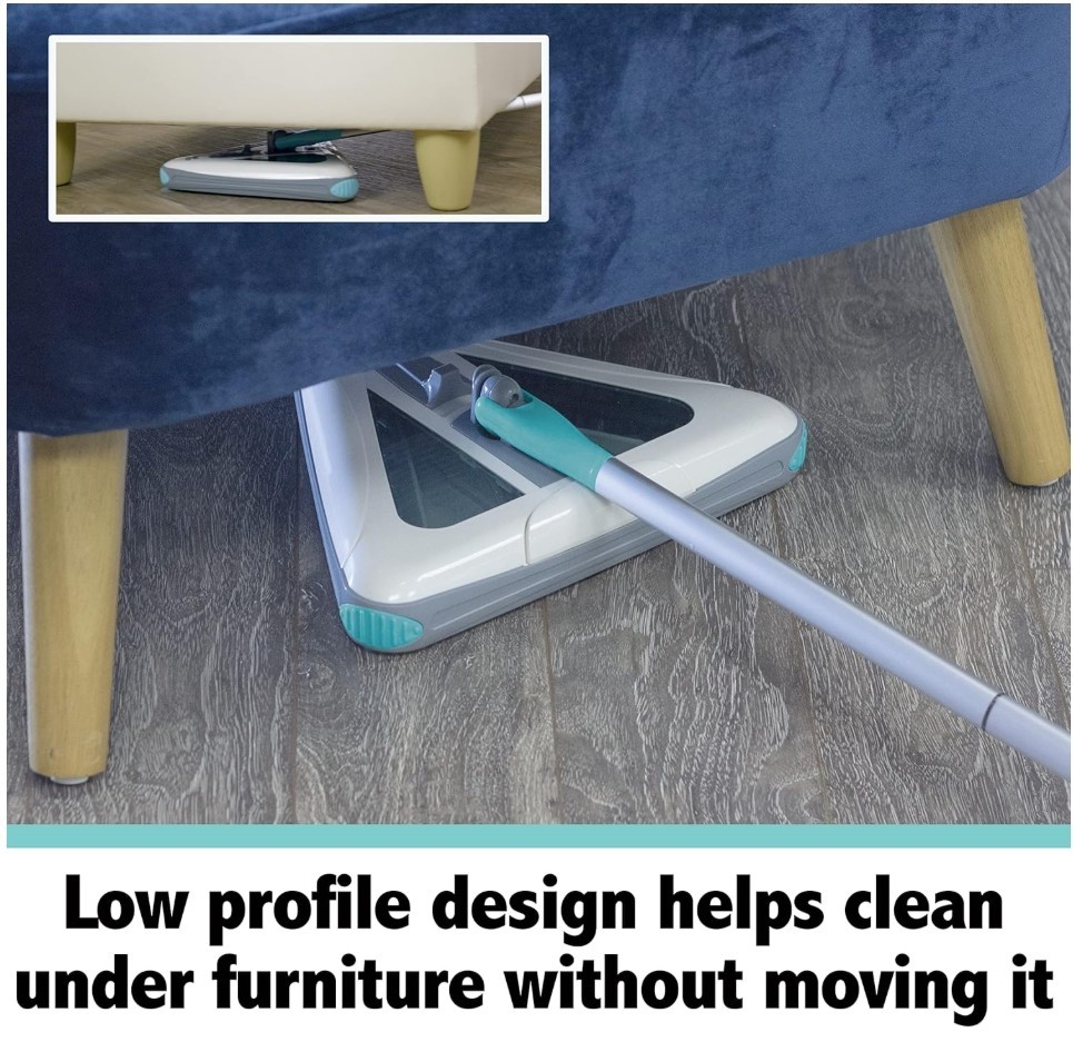 Zippi Sweeper Max- Powerful and Lightweight Sweeper, Perfect for Carpet Hardwood