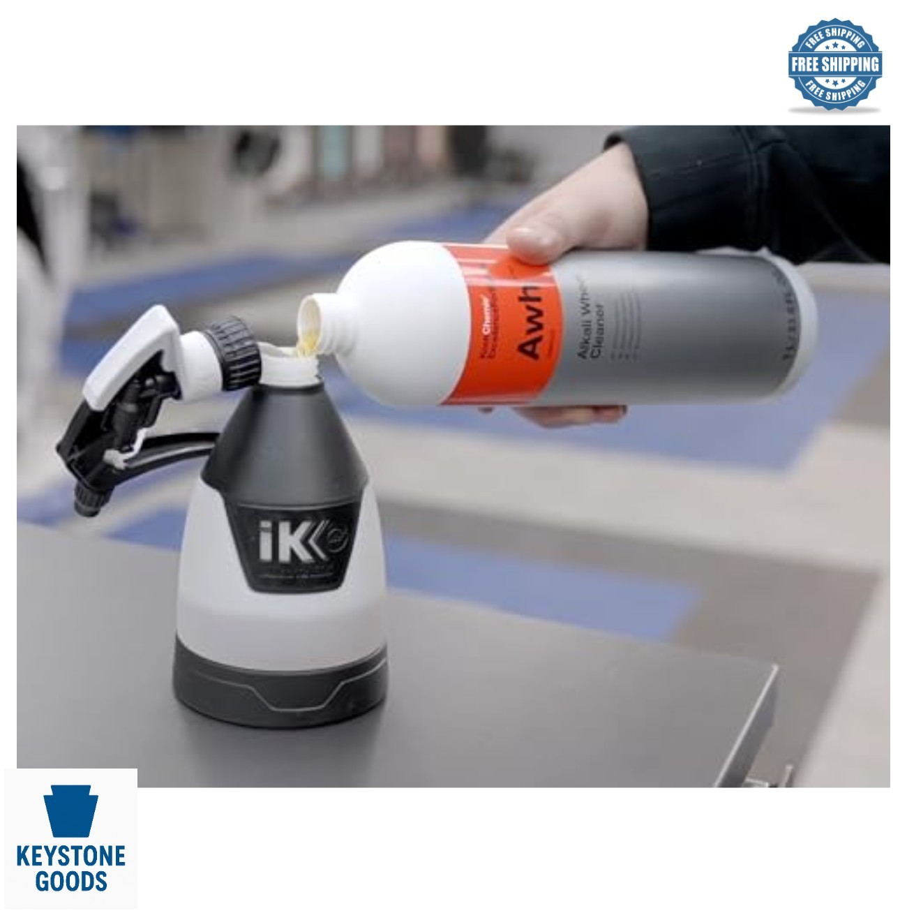 High pH Wheel Cleaner 1 Liter Alkali Brake Dust Dirt Remover Long Working Time