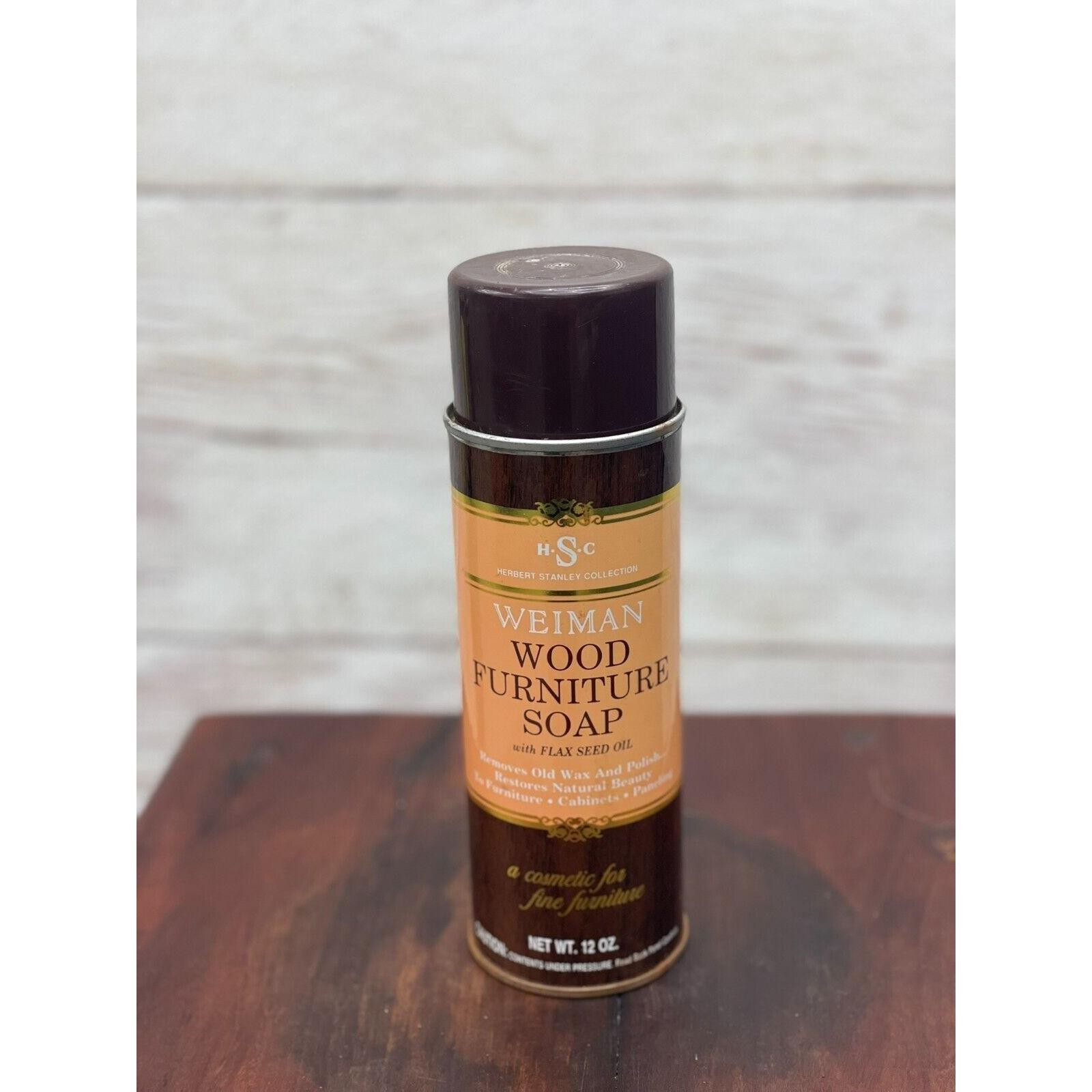 WEIMAN Wood Furniture Soap with Flaxseed Oil 14 Oz Spray Can Discontinued