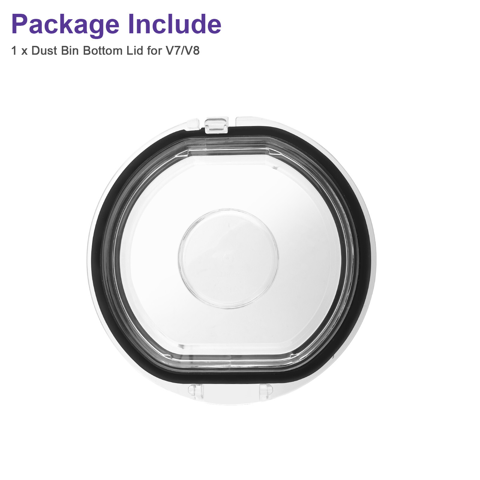 Dust Bin Lid Cap Replacement Parts For Dyson V7/V8 Vacuum Cleaner W/Seling Ring