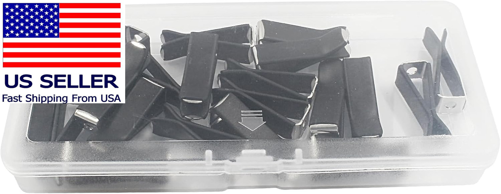 20 Pcs Square Head Car Vent Clips with Box, Air Freshener Clips for Office Home