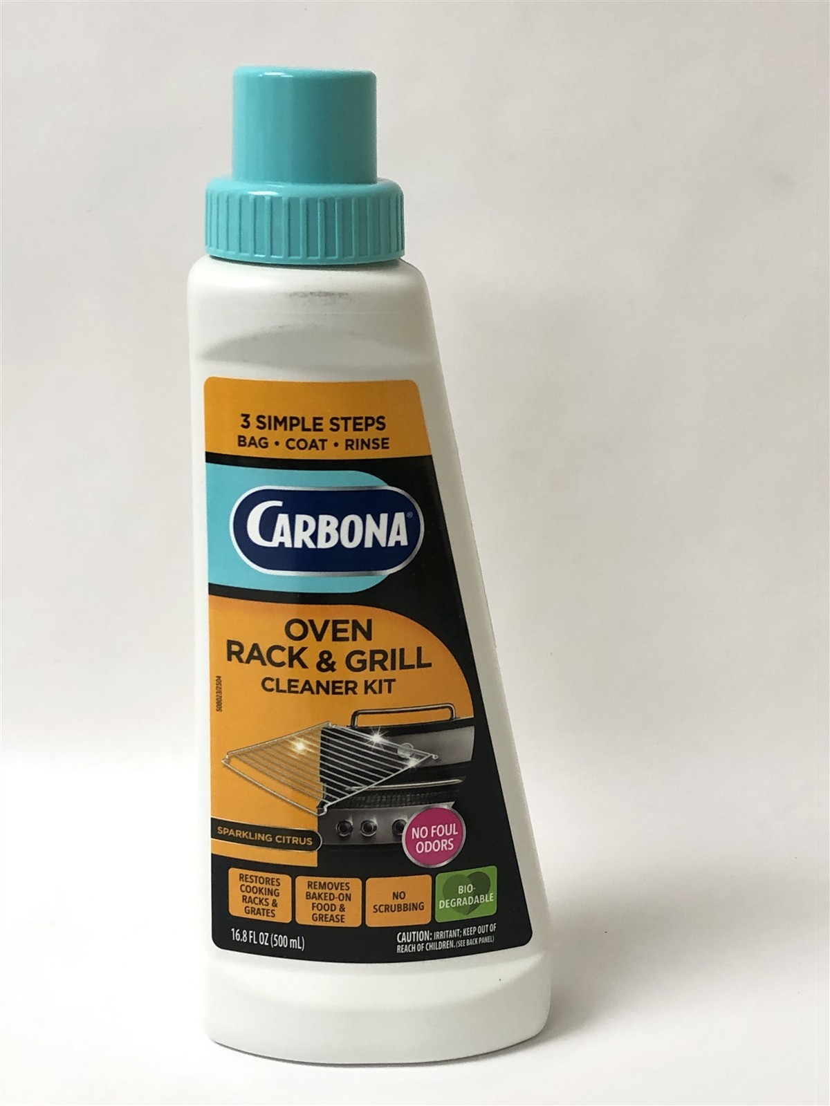 Carbona Oven Rack and Grill Cleaner Kit Sparkling Citrus – Bio-Degradable