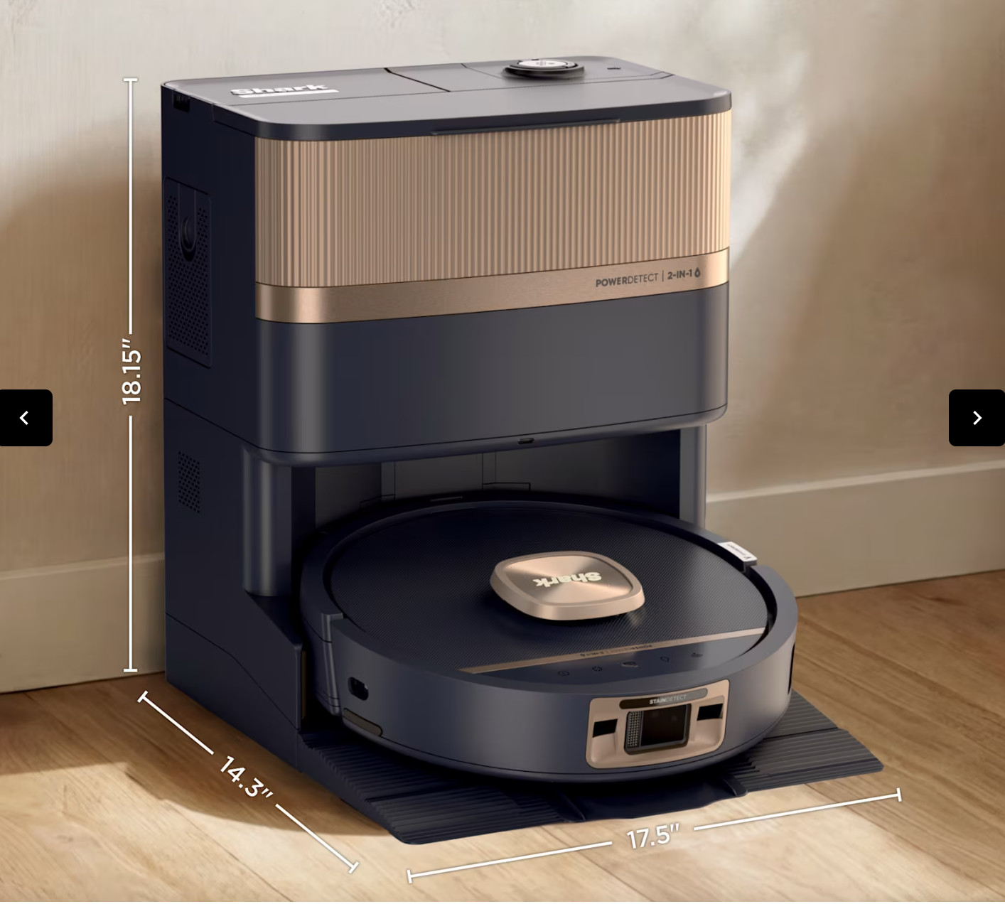*New In Box* Shark PowerDetect UV Reveal 2-in-1 Robot Vacuum & Mop RV3020XE