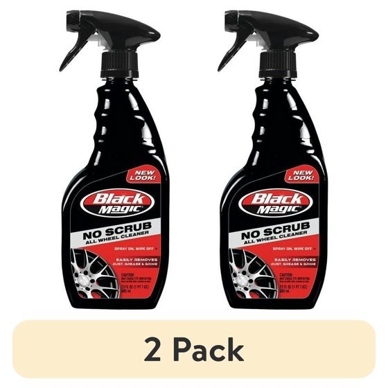 (2 pack) Black Magic No Scrub All Wheel Cleaner 23 oz – BM41023W