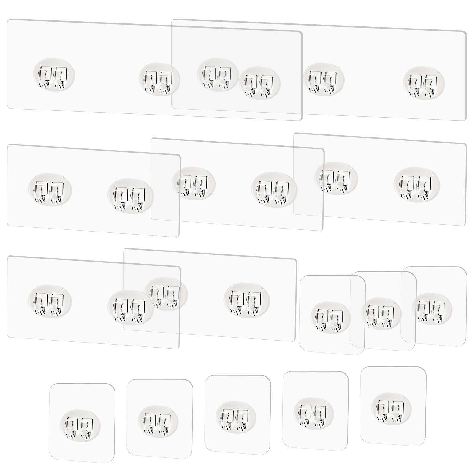 15 Pack Shower Caddy Adhesive Replacement Strong No Drilling Shower Shelf Ad…