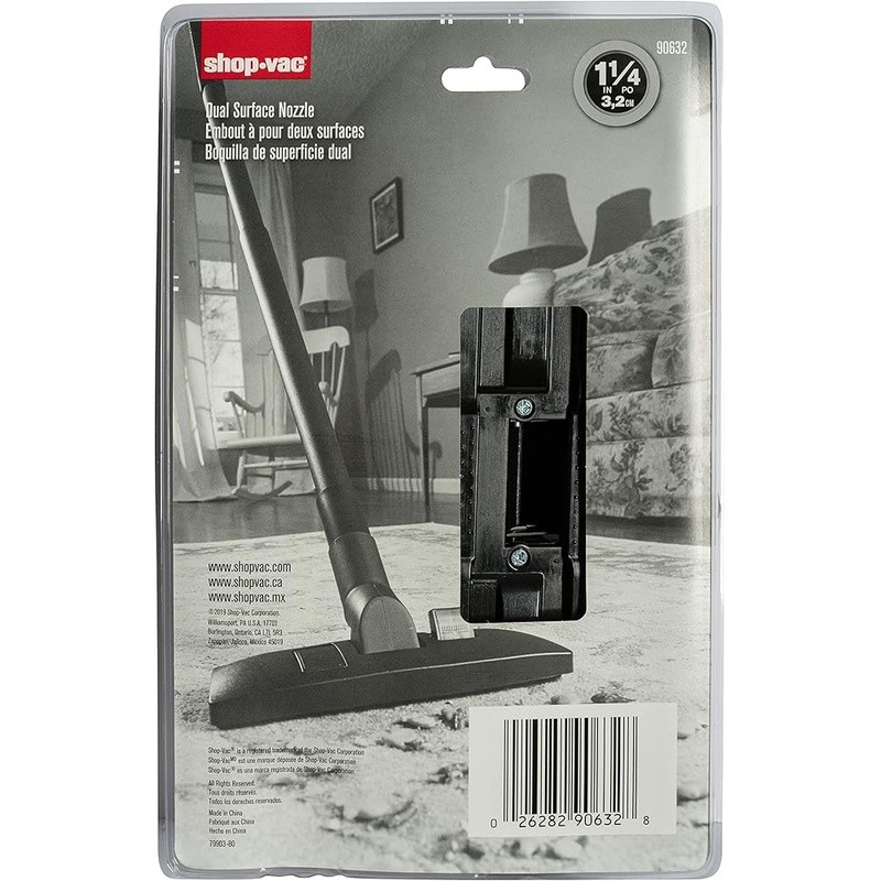 Multi-Purpose Floor Nozzle Wet Dry Vacuum Smooth Carpet Cleaning Accessory New