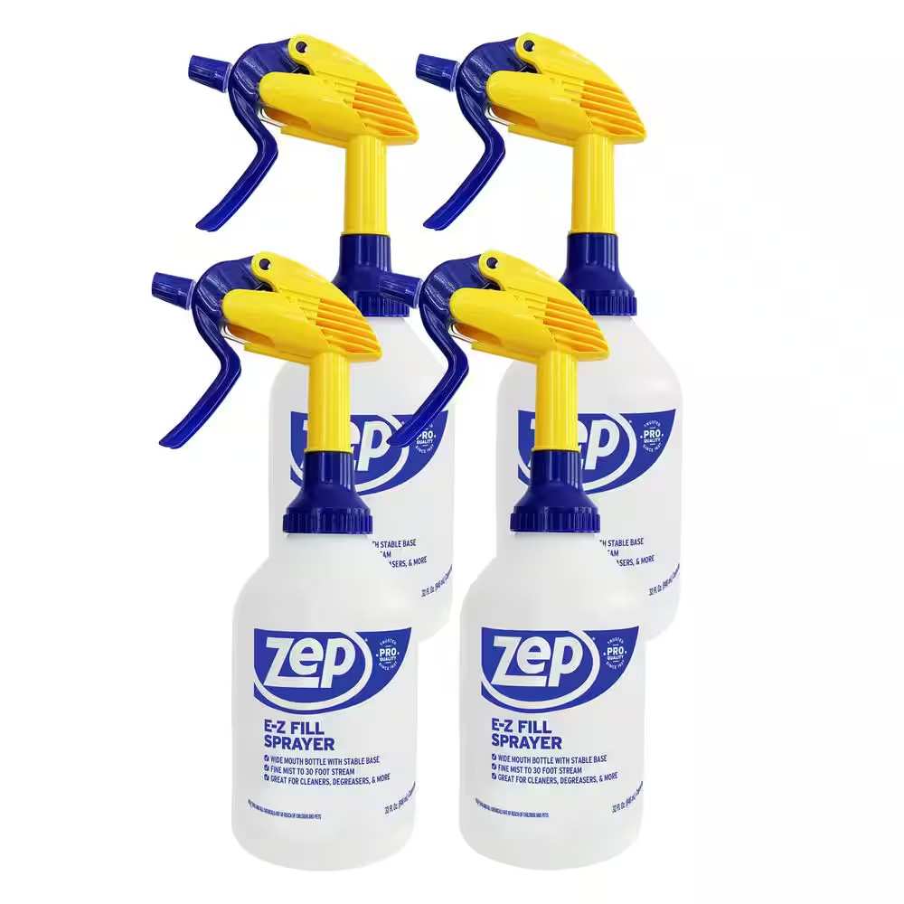 32 Oz. E-Z Fill Spray Bottle (4-Pack)