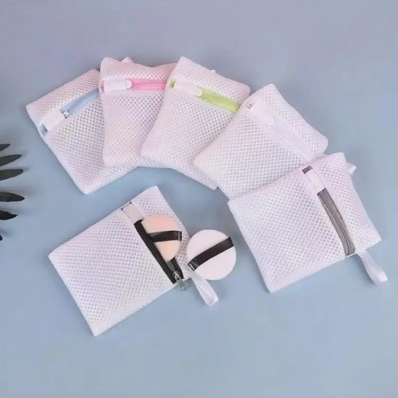 1pcs 10x10cm Laundry Sock & Small Item Storage Bags With Zipper Closure – Heavy-