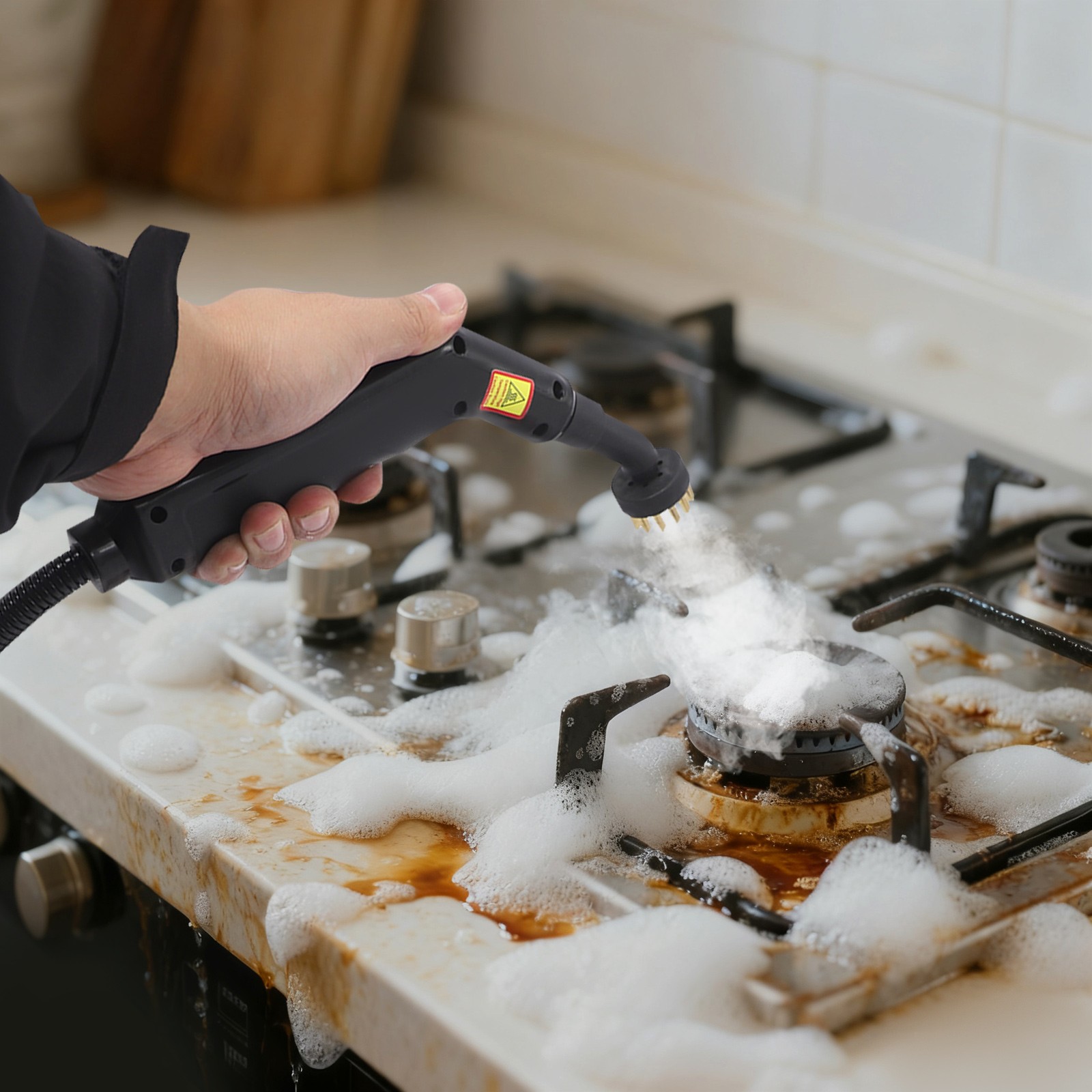 Handheld Steam Cleaner, 4.5 Bar Steam Cleaner for Countertops, Walls, Glasses