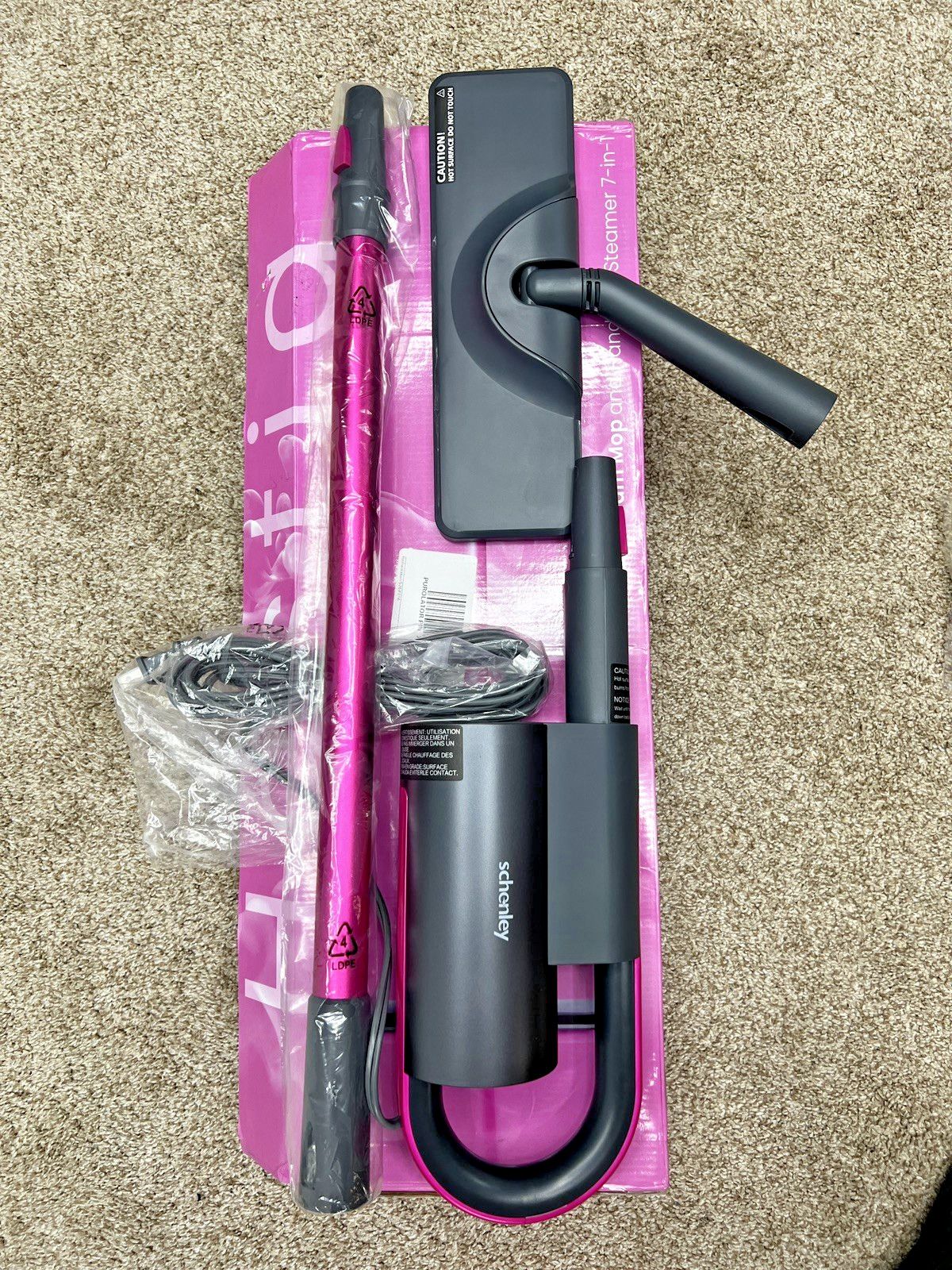 Schenley 14-in-1 Steam Mop Floor Cleaner & Detachable Handheld Steamer