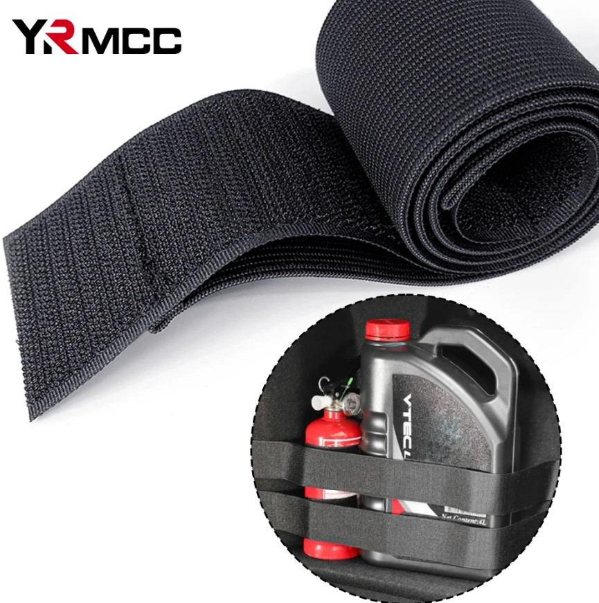 1pcs 50cm Car Trunk Organizer Magic Tape Fixing Belt for Tools & Extinguisher