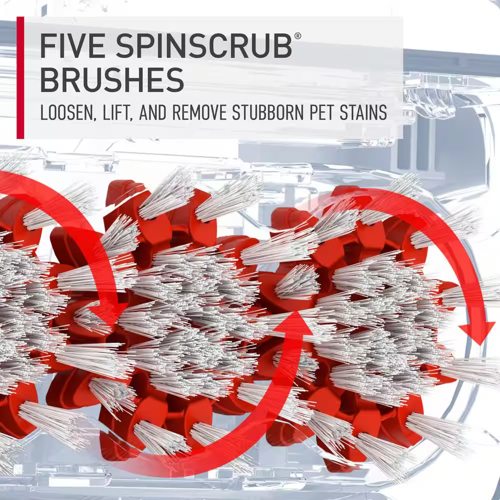 Turboscrub Upright Corded Carpet Cleaner Machine, Deep Clean Carpet Shampooer fo