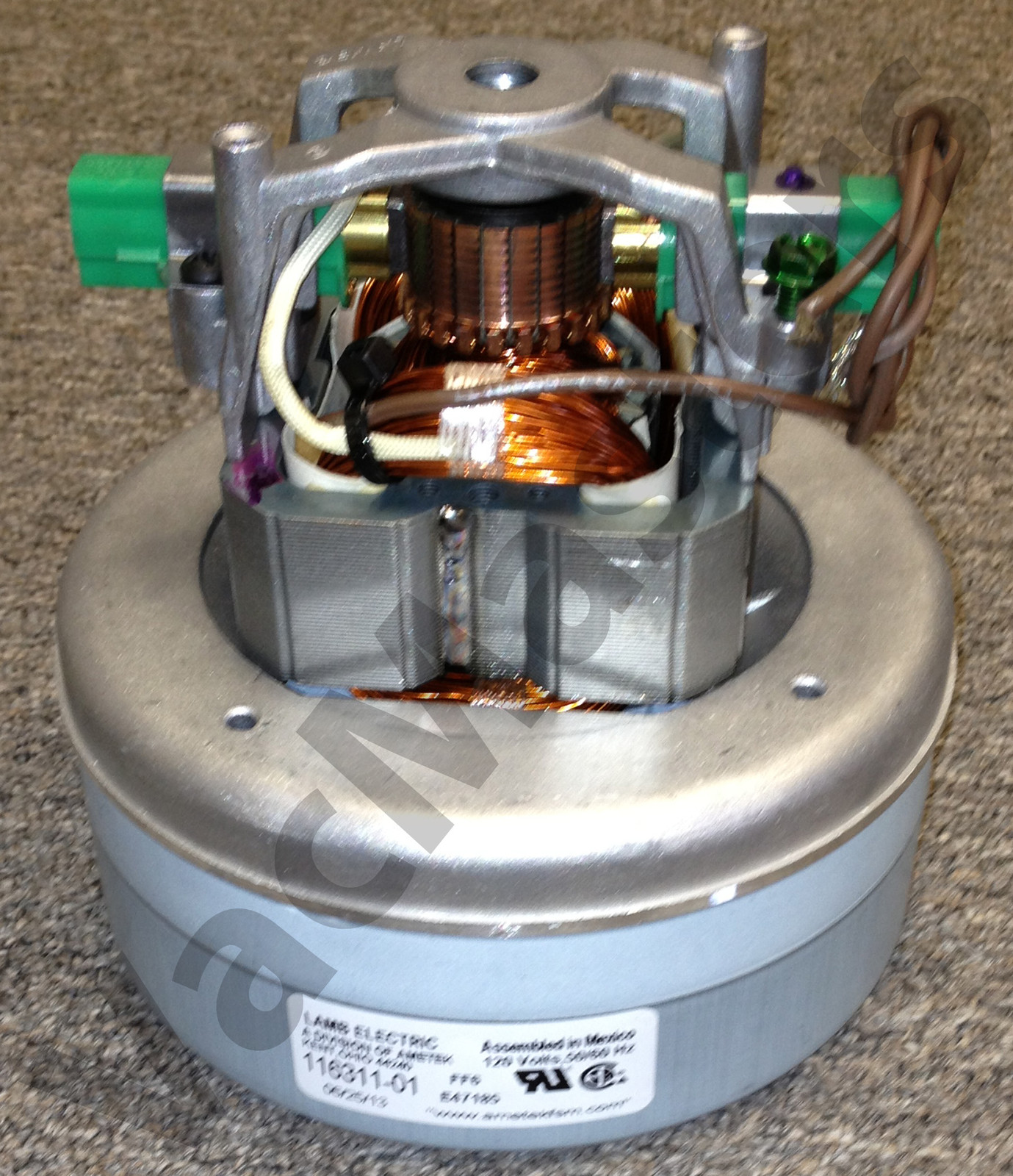 Ametek Lamb vacuum & central vac motor 116311, Fits TriStar ProTeam & others