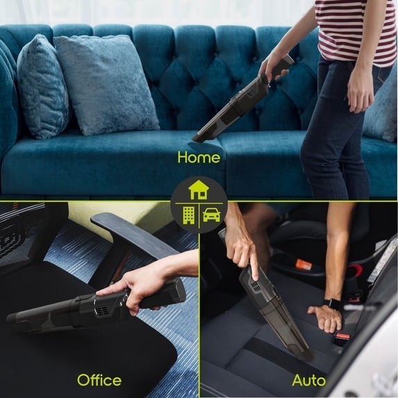 IonVac PowerMax Handheld Cordless Vacuum, Multi-Surface Lightweight Portable Vac