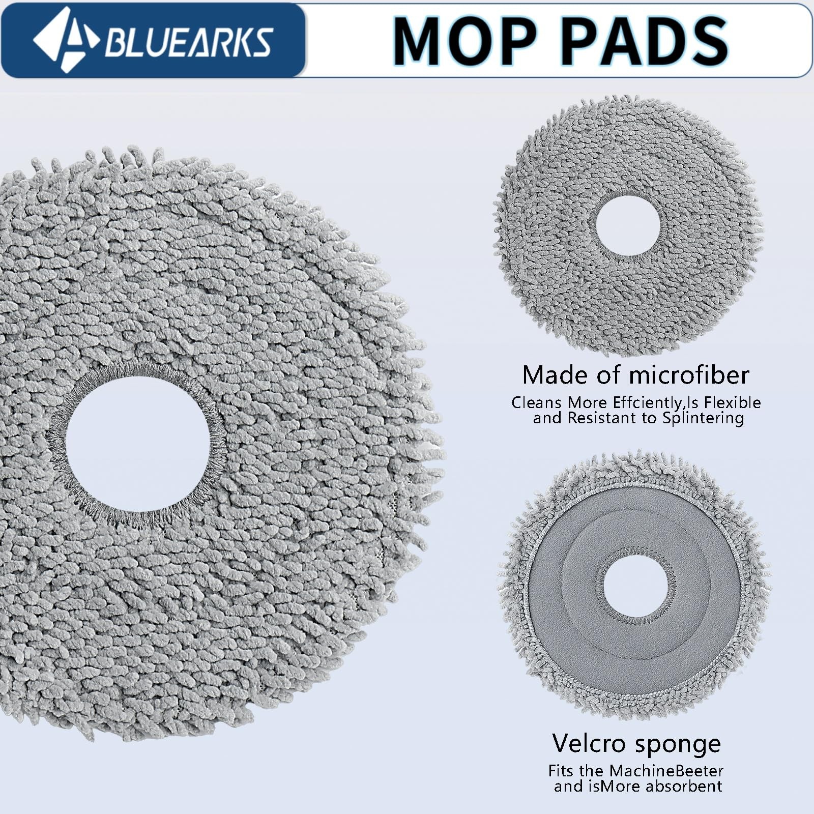 Bluearks 19Pcs Replacement Parts for Roborock Qrevo【Not for Qrevo S/Qrevo Pro…