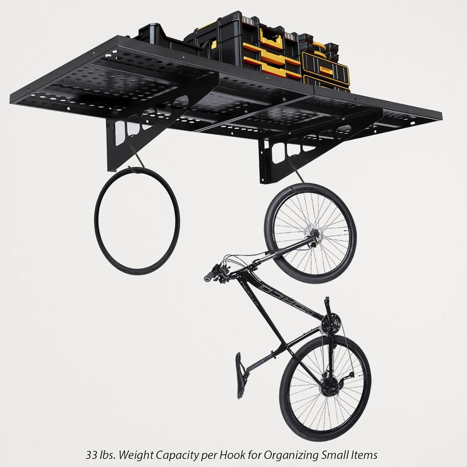Floating 2-Pack 2x3ft / 1.6x4ft Wall Shelf Garage Storage Shelving Rack Wall