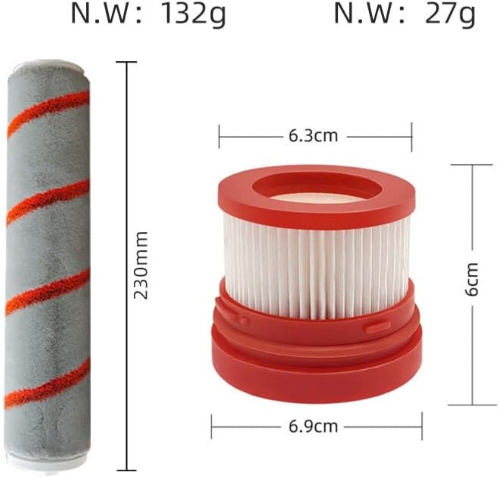 Filter Roller Cleaning Kit for XIAOMI MIJIA Dreame V9 V10 V11 Vacuum Cleaner