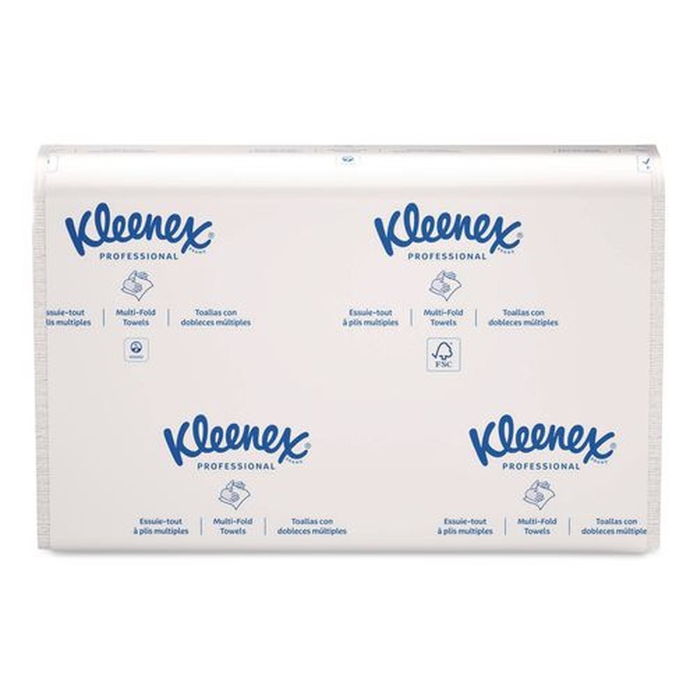 Kleenex 01510 10.13 in. x 13.15 in. 1-Ply C-Fold Paper Towels – WT (2400/CT) New