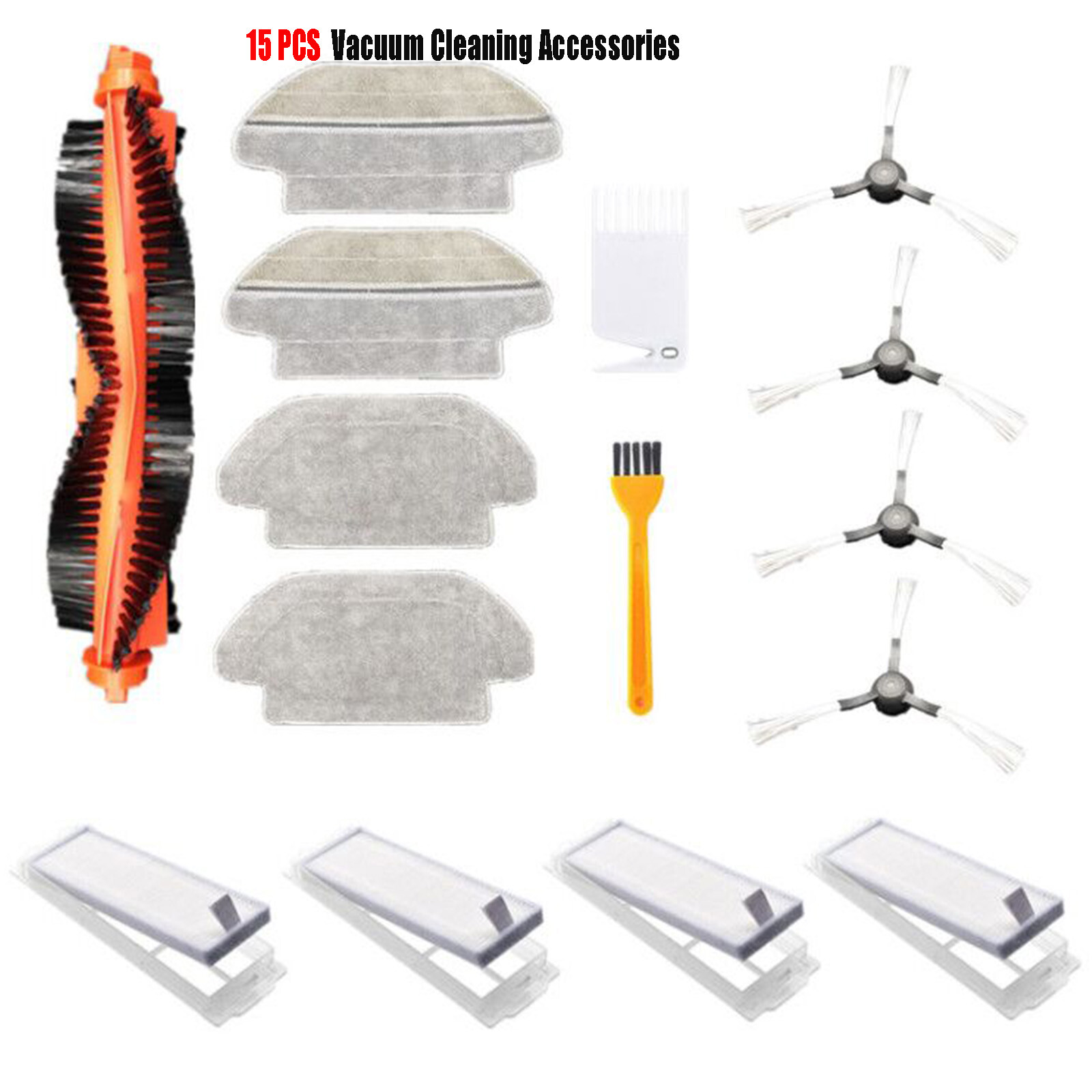Main Side Brush Mop HEPA Filter Accessories for Viomi V2 Pro/Mijia STYJ02YM