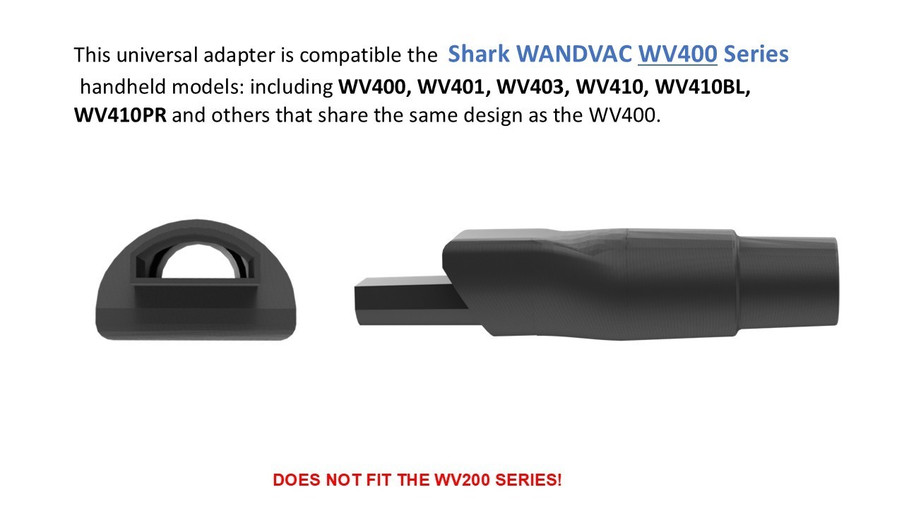 Shark WANDVAC Universal Adapter – Fits WV400 WV410 Series