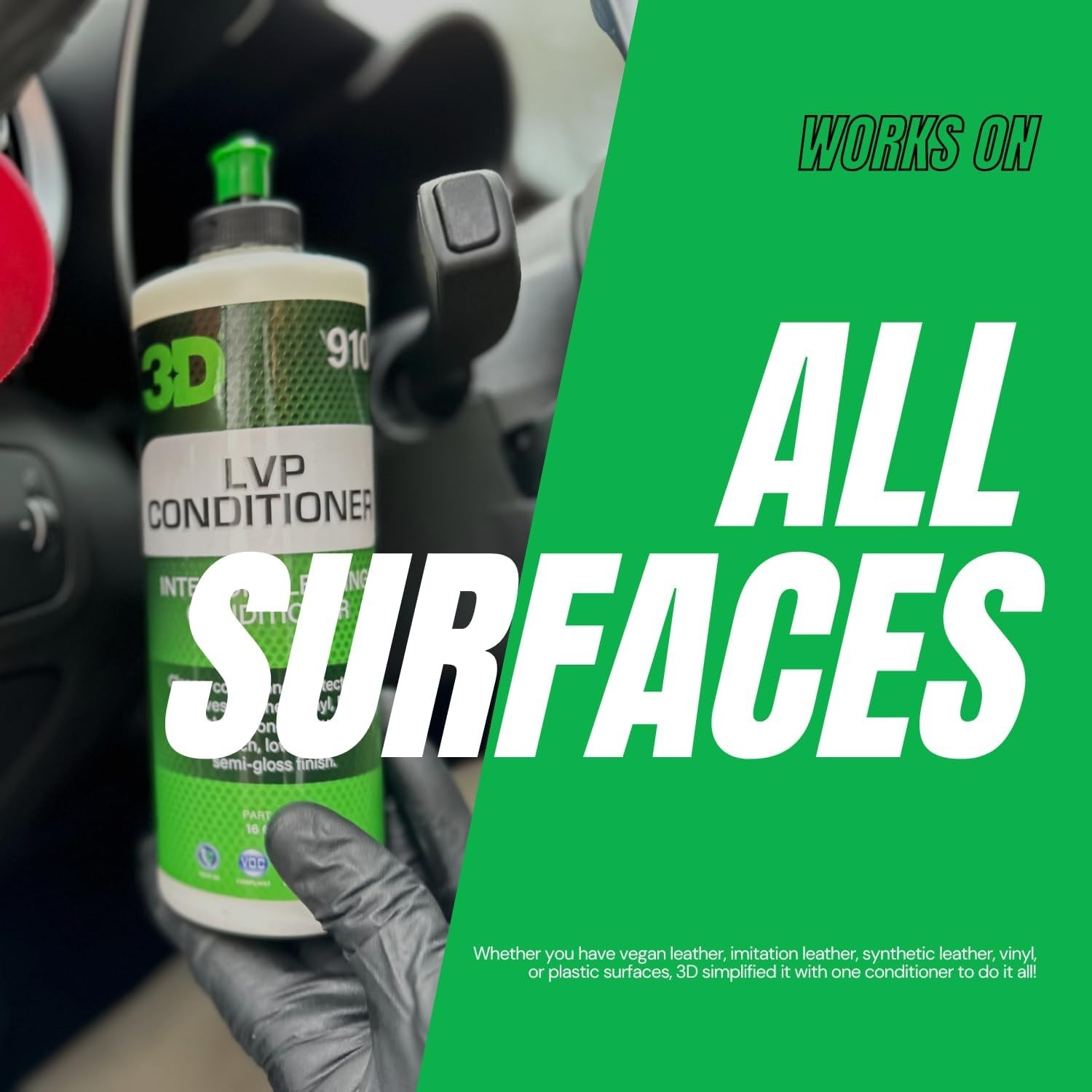 Leather, Vinyl & Plastic Conditioner | Restores, Conditions & Protects Car In…