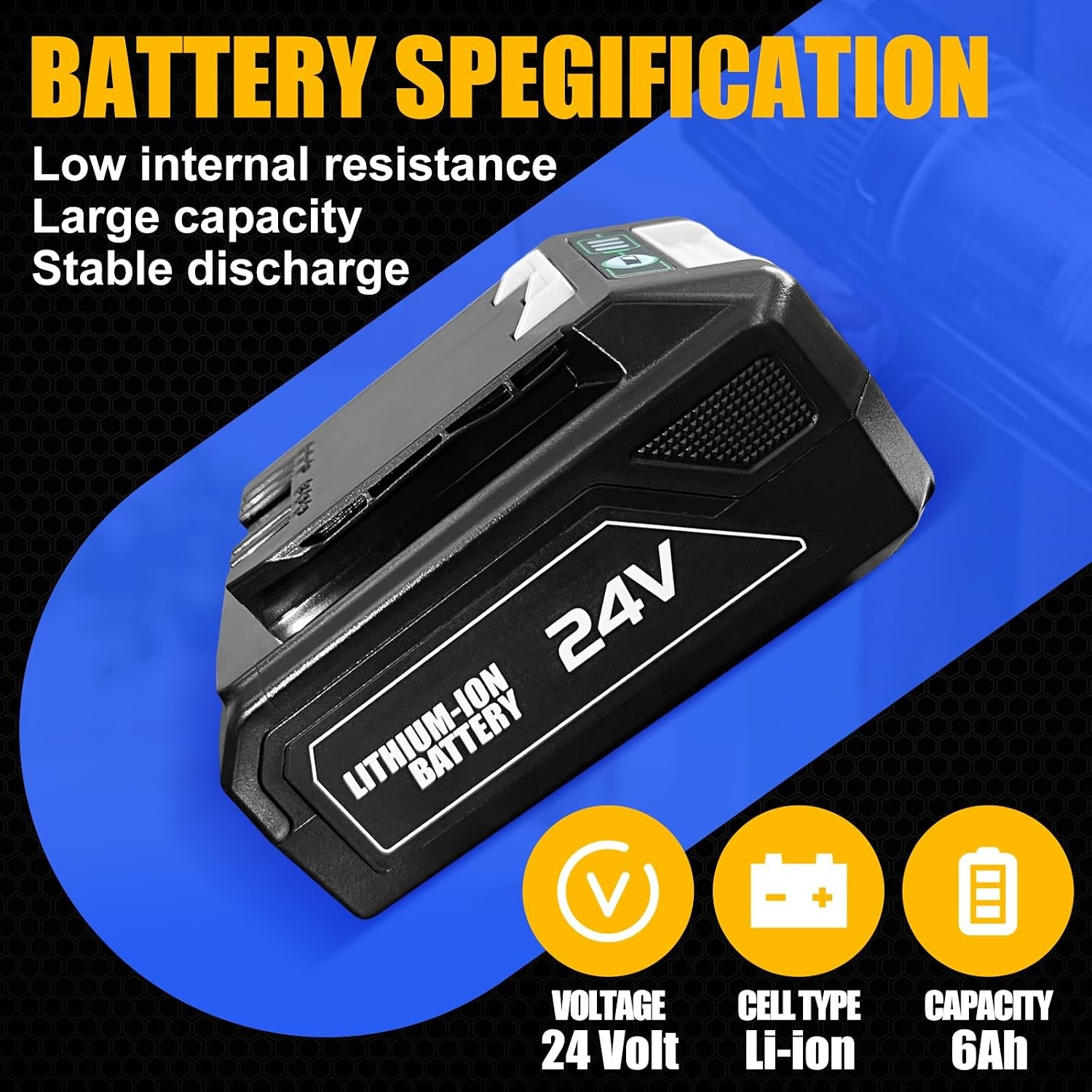 6000mAh Battery for Bissell Cleanview XR Series Cordless Vacuum Cleaner